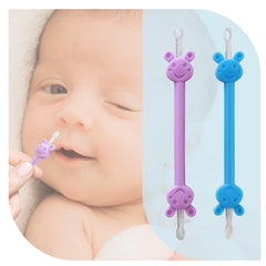 NAKTOW baby nose ear cleaner dual-ended design for gentle cleaning