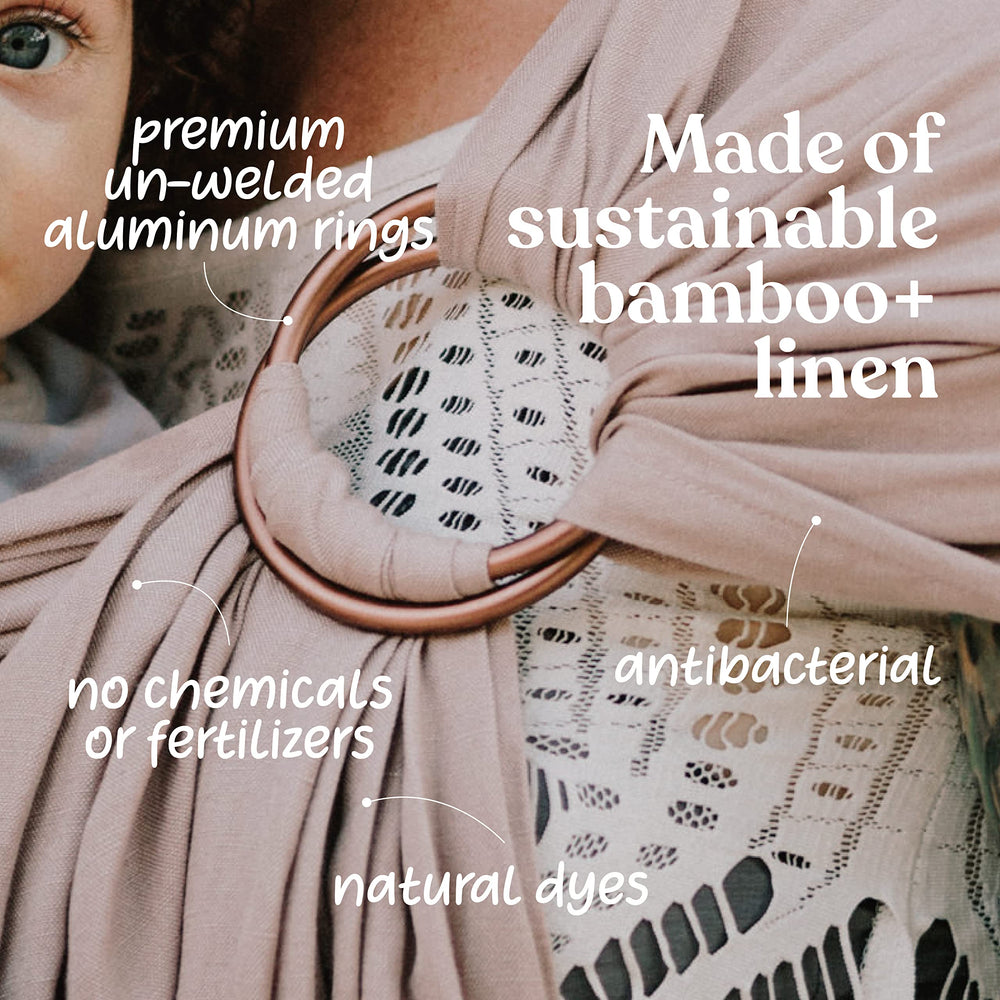 Nalakai ring sling easy front-carry positioning for quick, ergonomic carrying