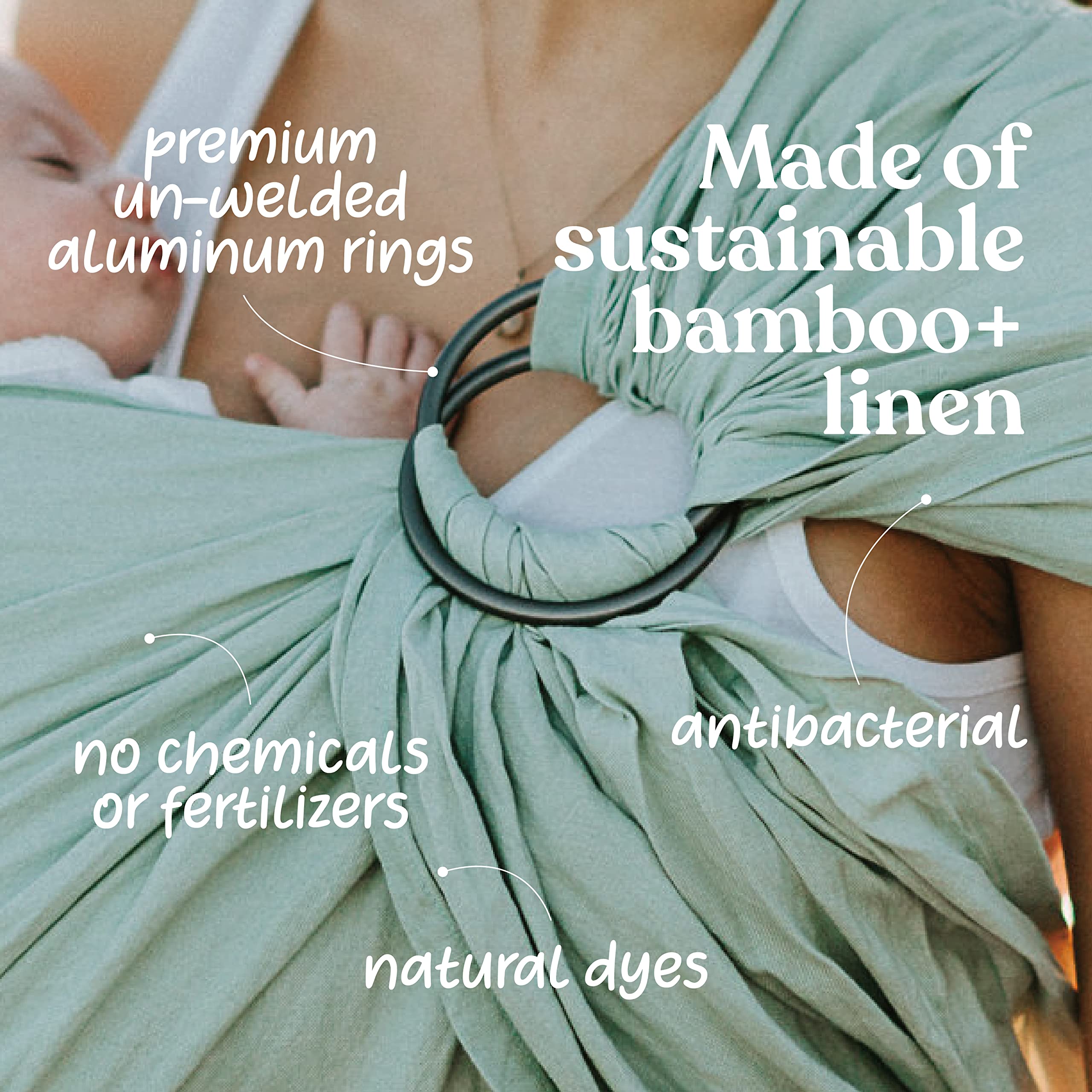 Nalakai ring sling worn during everyday family moments