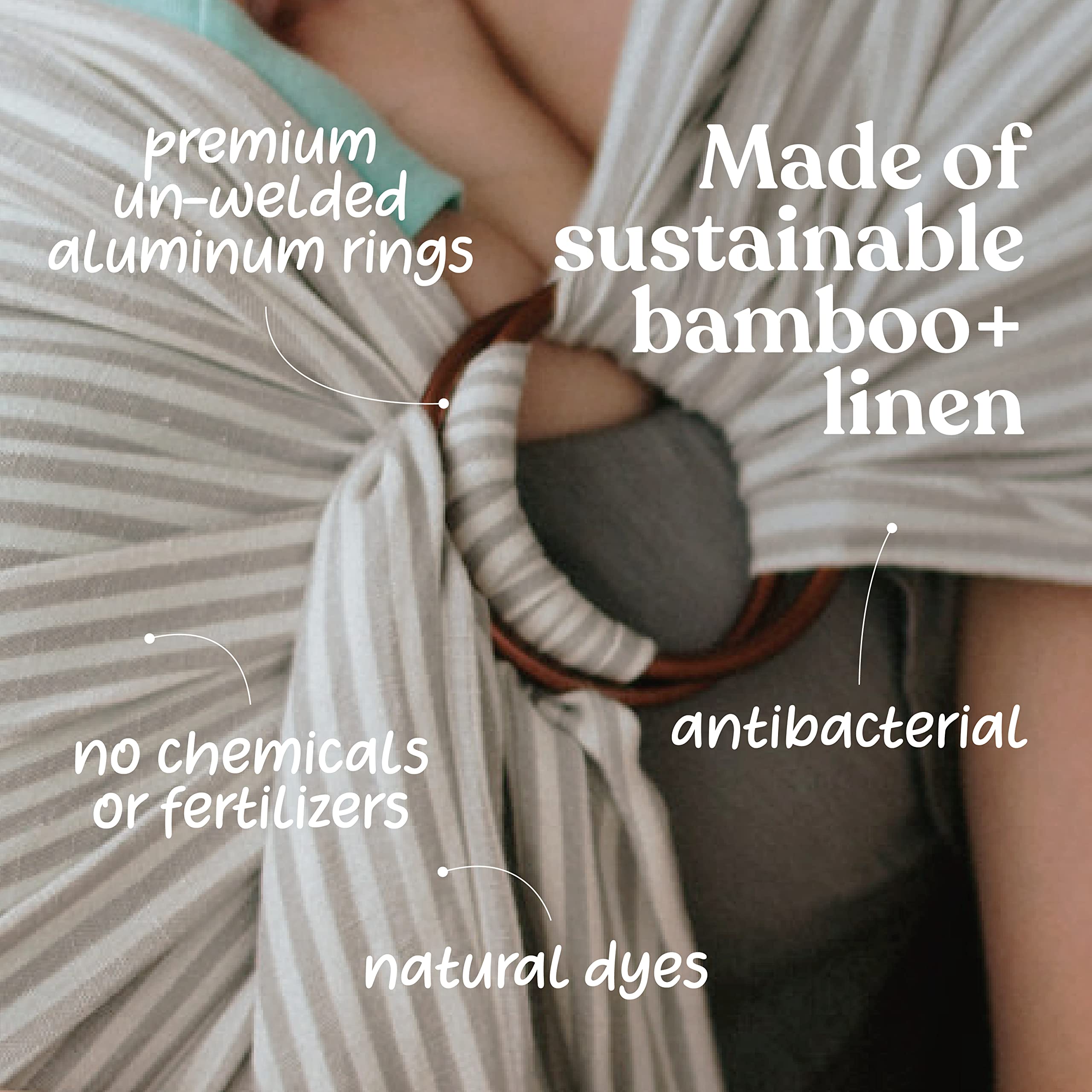 Nalakai ring sling lifestyle-friendly-use supports hands-free moments.