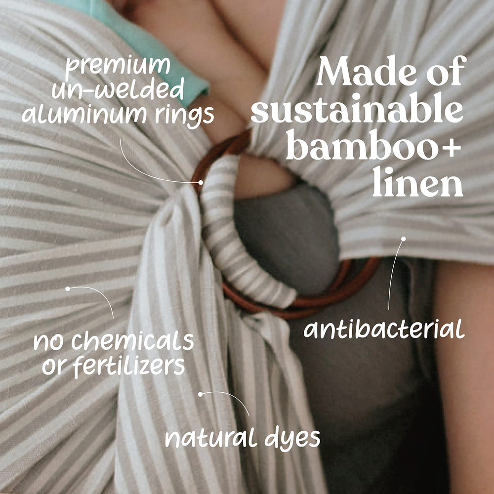 Nalakai ring sling lifestyle-friendly-use supports hands-free moments.