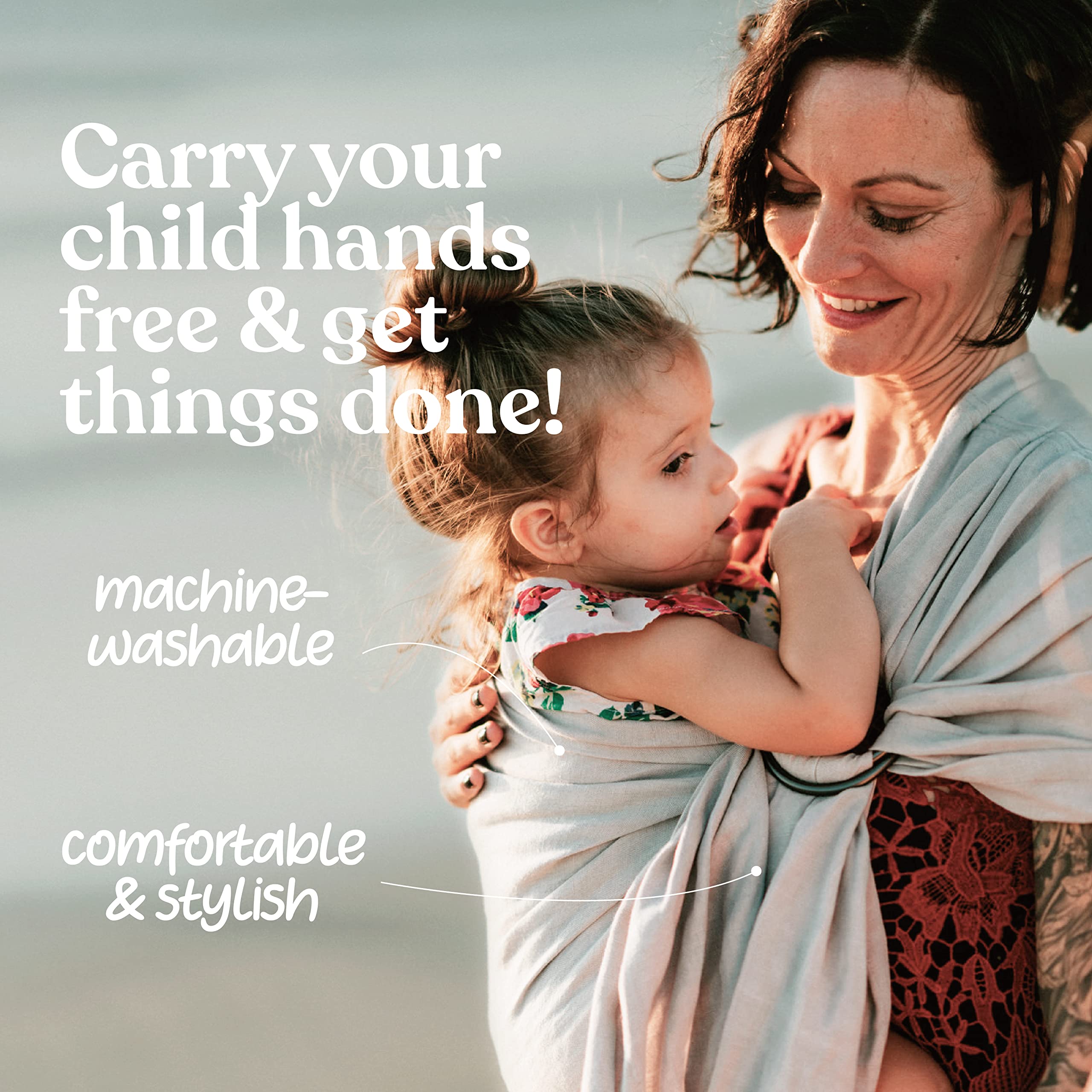Nalakai ring sling heirloom fabric highlighting durable, premium material