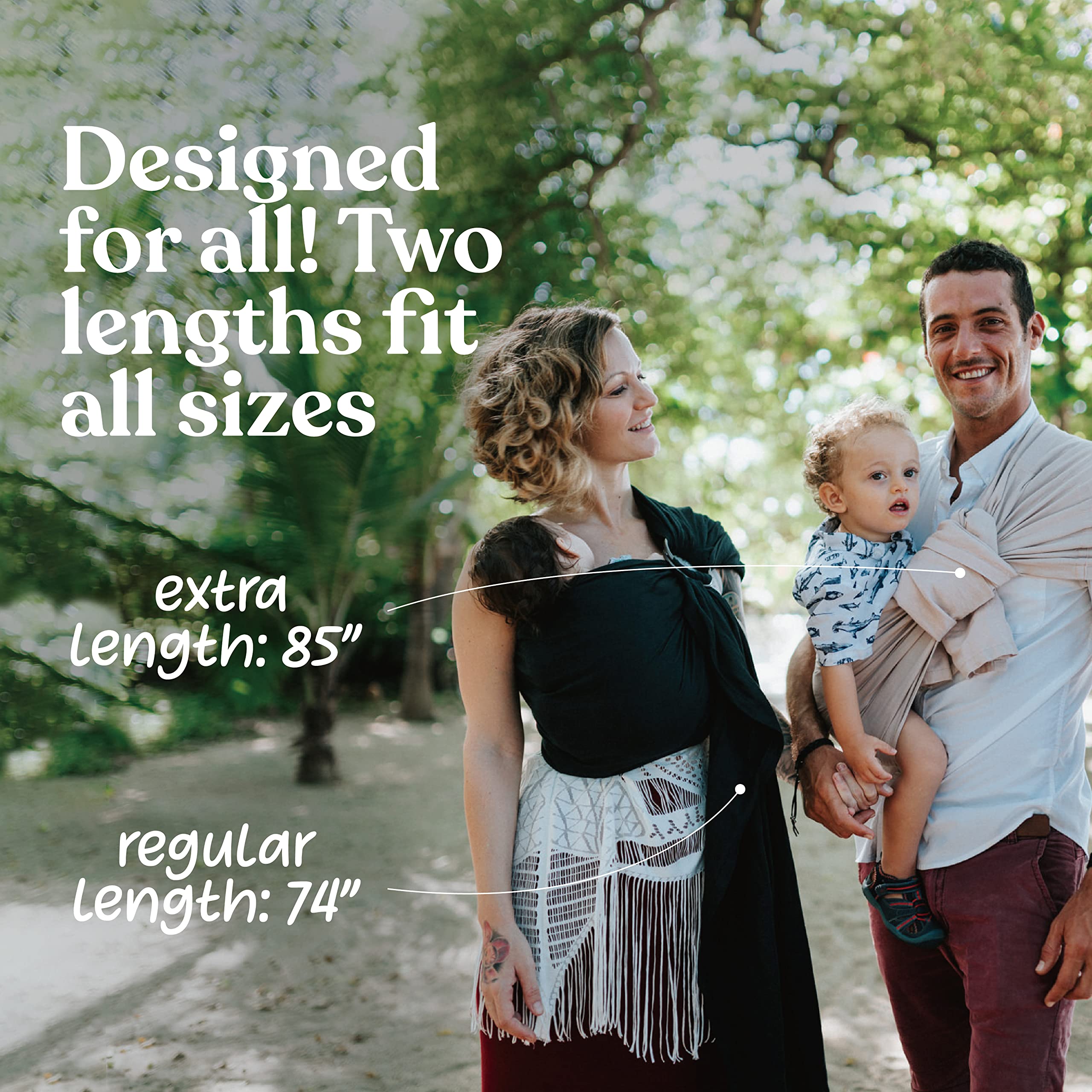 Nalakai sling includes lifetime warranty for long-term use