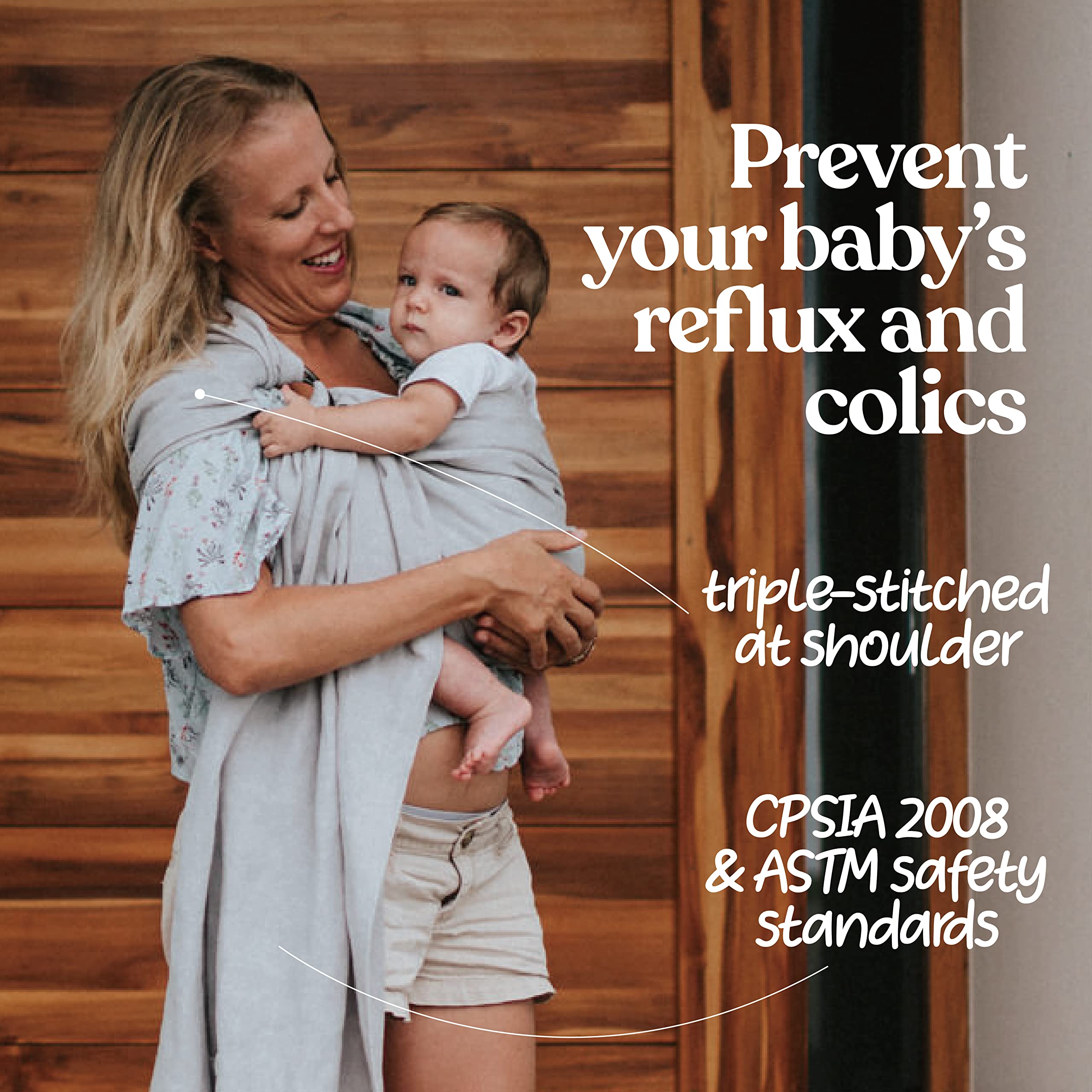 Nalakai ring sling tail used as nursing cover for on-the-go privacy