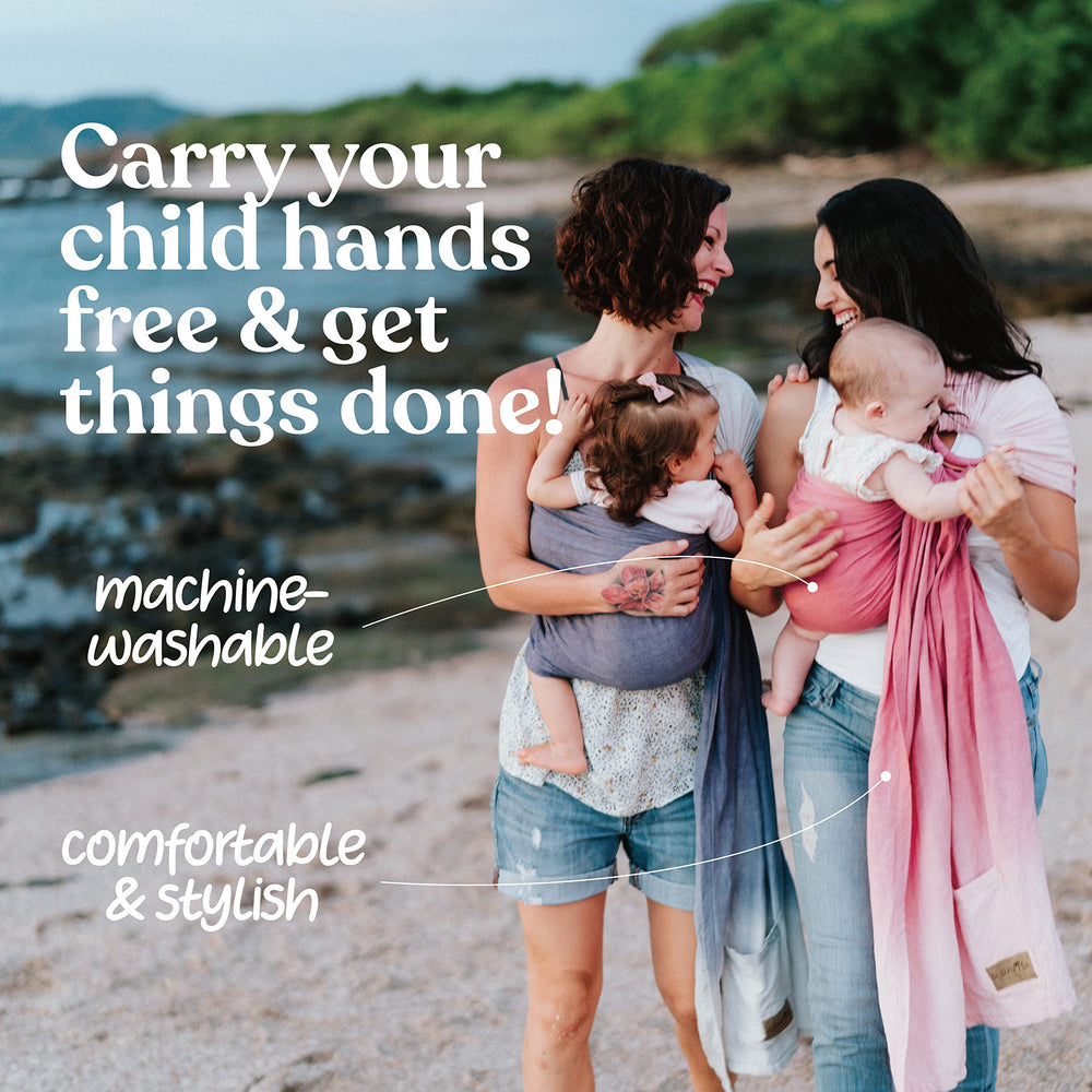 Nalakai temperature-regulating sling keeps you and baby comfortable without overheating.