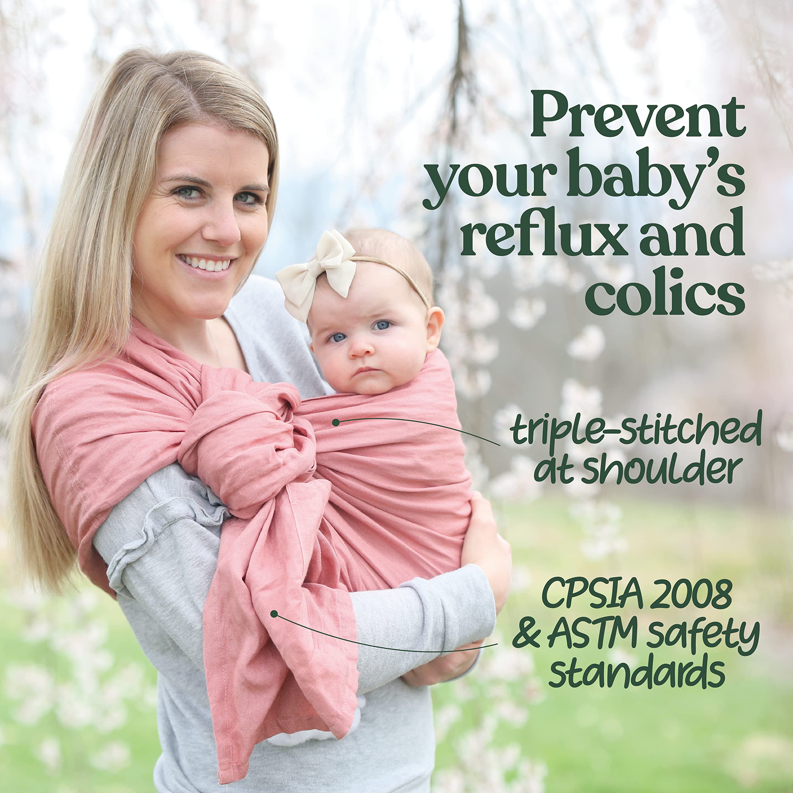 Nalakai sling demonstrates temperature regulation to keep baby comfortable on the go