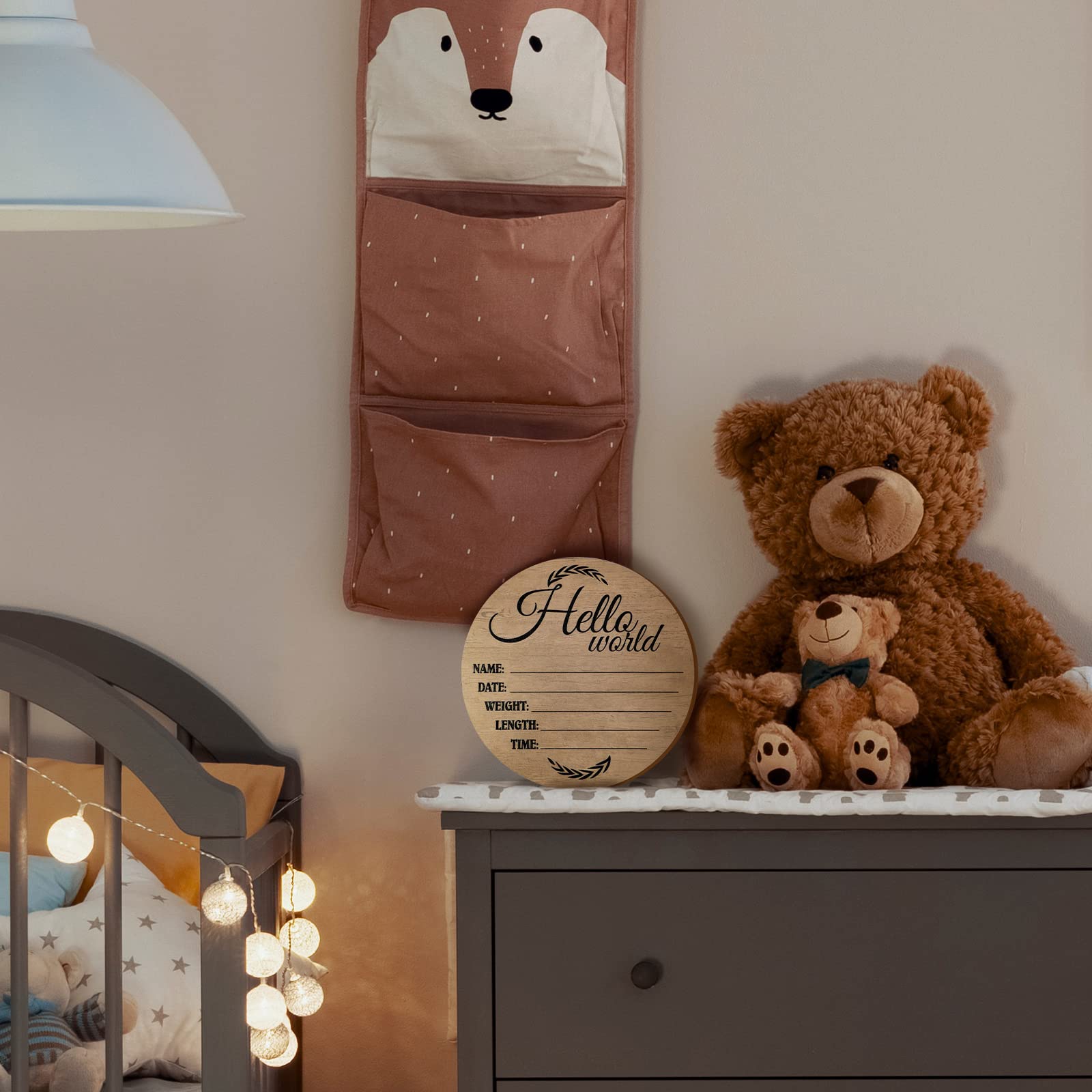Namalu baby announcement packaging shows ready-to-use prop kit for easy setup.