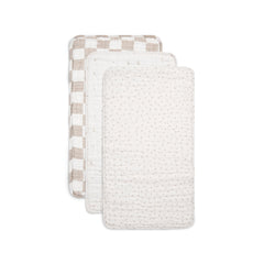 Nana Baby Organics burp cloths nine-layer muslin absorbency demonstration