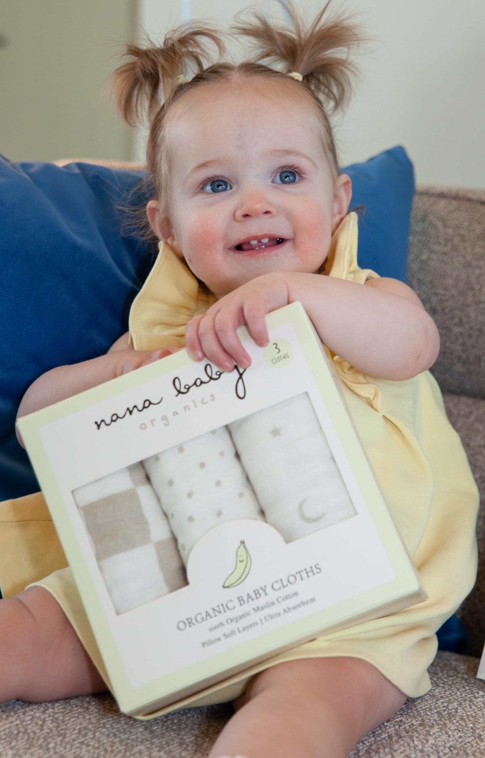 Nana Baby Organics organic cotton soft texture close-up