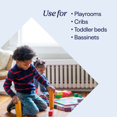 Nanit Flex Multi-Stand crib-mount demonstrates secure sleep-area coverage for crib sessions