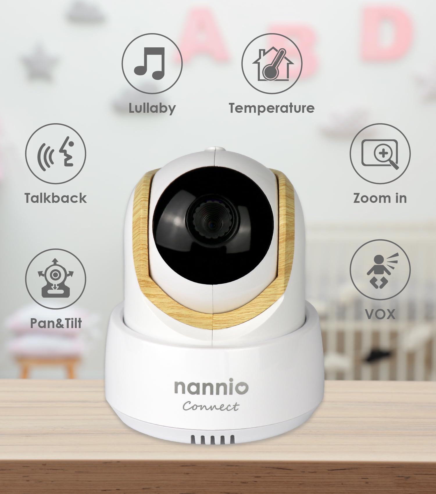 nannio-app-live-view demonstrates seamless remote access via mobile for real-time checks