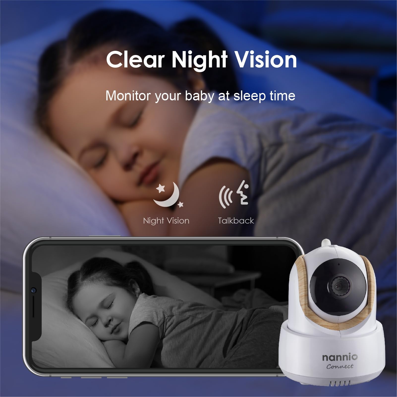 nannio-night-vision image highlights clear view in dim light for nighttime safety checks