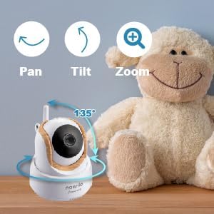 nannio-temperature-sensor close-up emphasizes ambient temp awareness for baby comfort