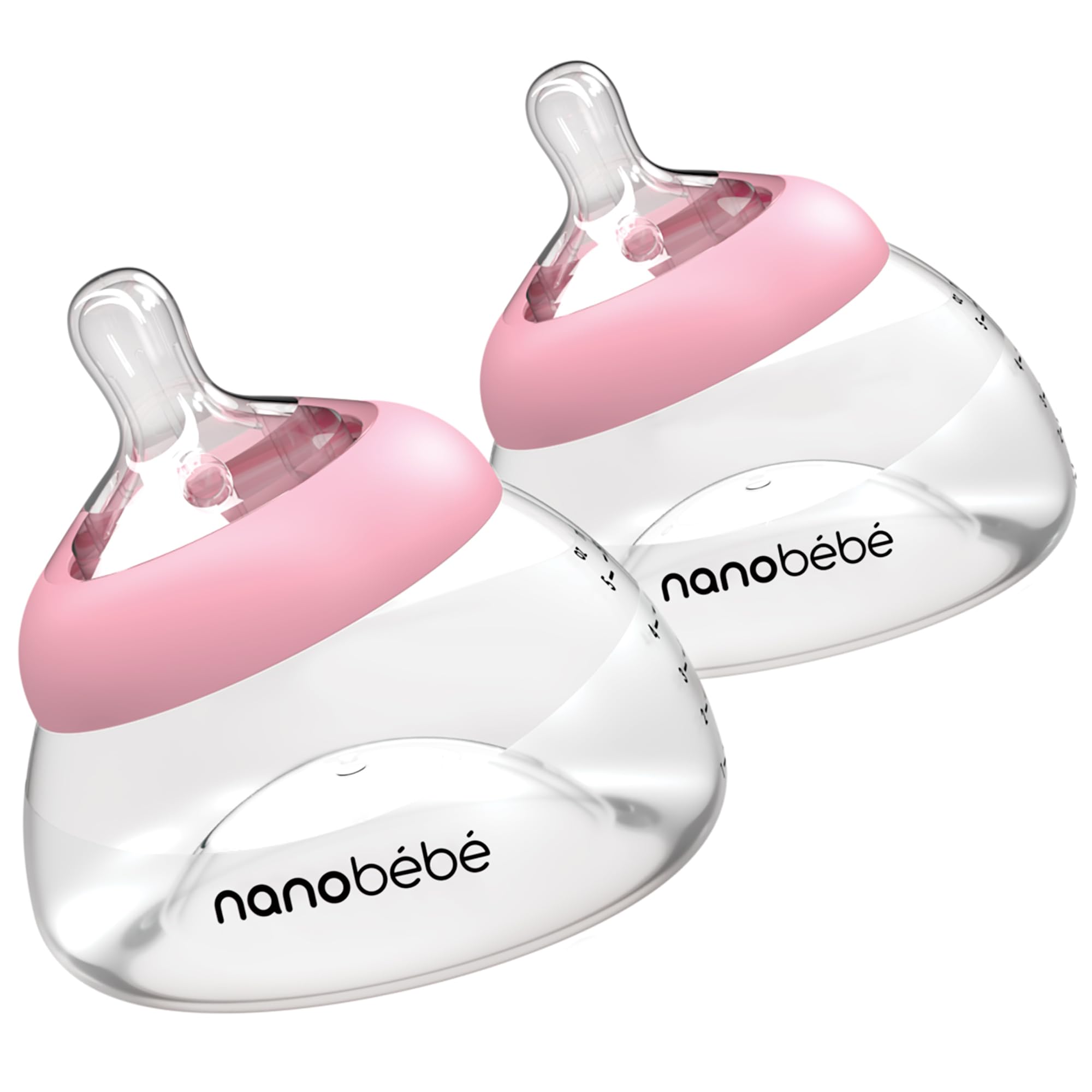 Nanobébé breastmilk bottle anti-colic-nipple for calmer feeds and less air ingestion