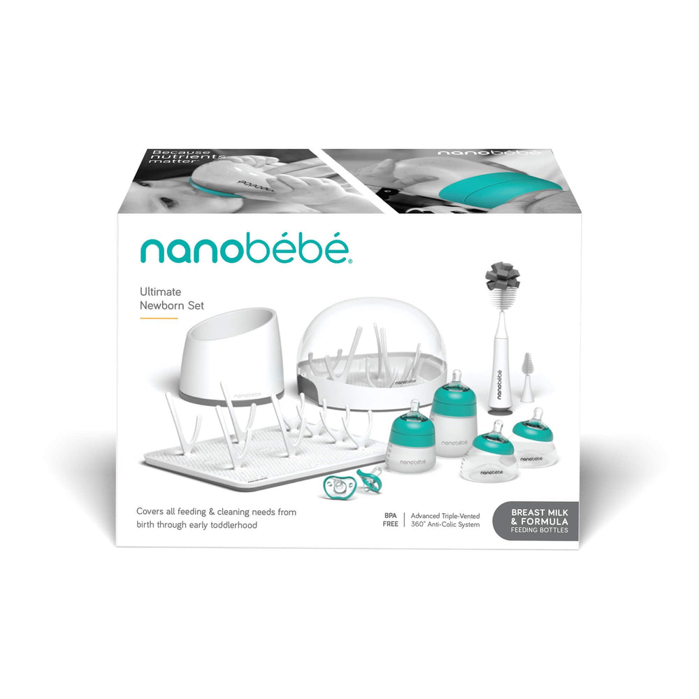 Nanobébé Gen 2 5oz breastmilk bottle for easy breast to bottle transitions