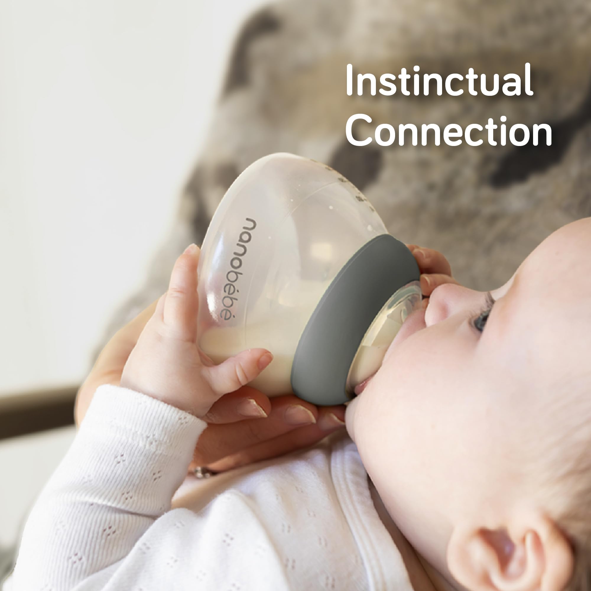 Nanobébé breastmilk bottle twin-pack-pink convenient for families with twins or shared bottles