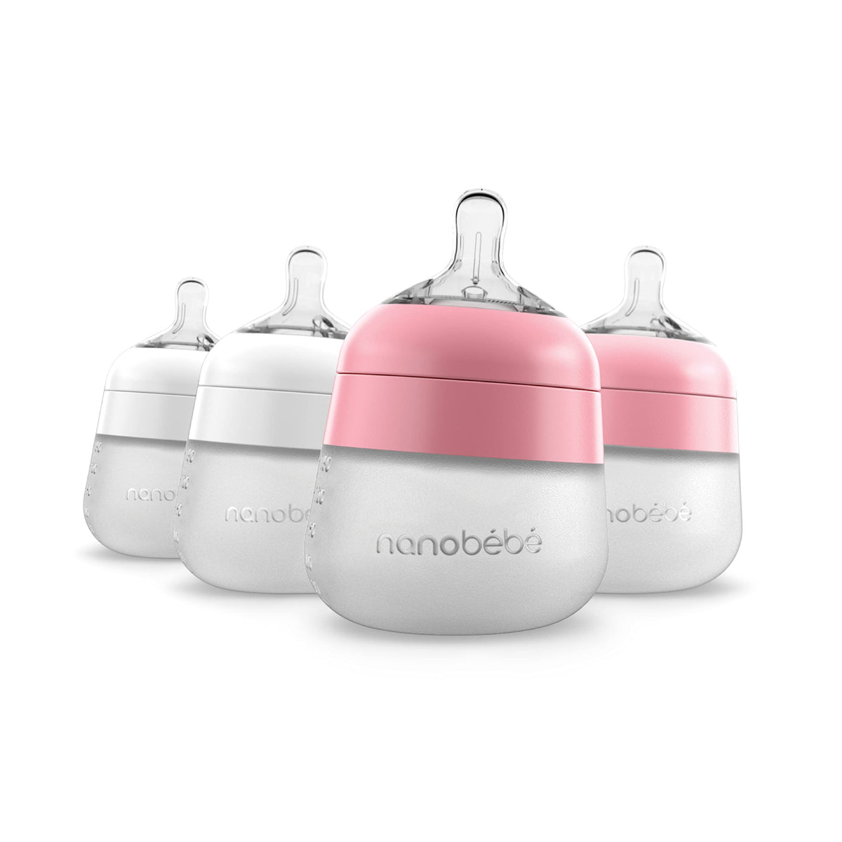 Nanobébé Flexy anti-colic nipple with venting for calm feeds.