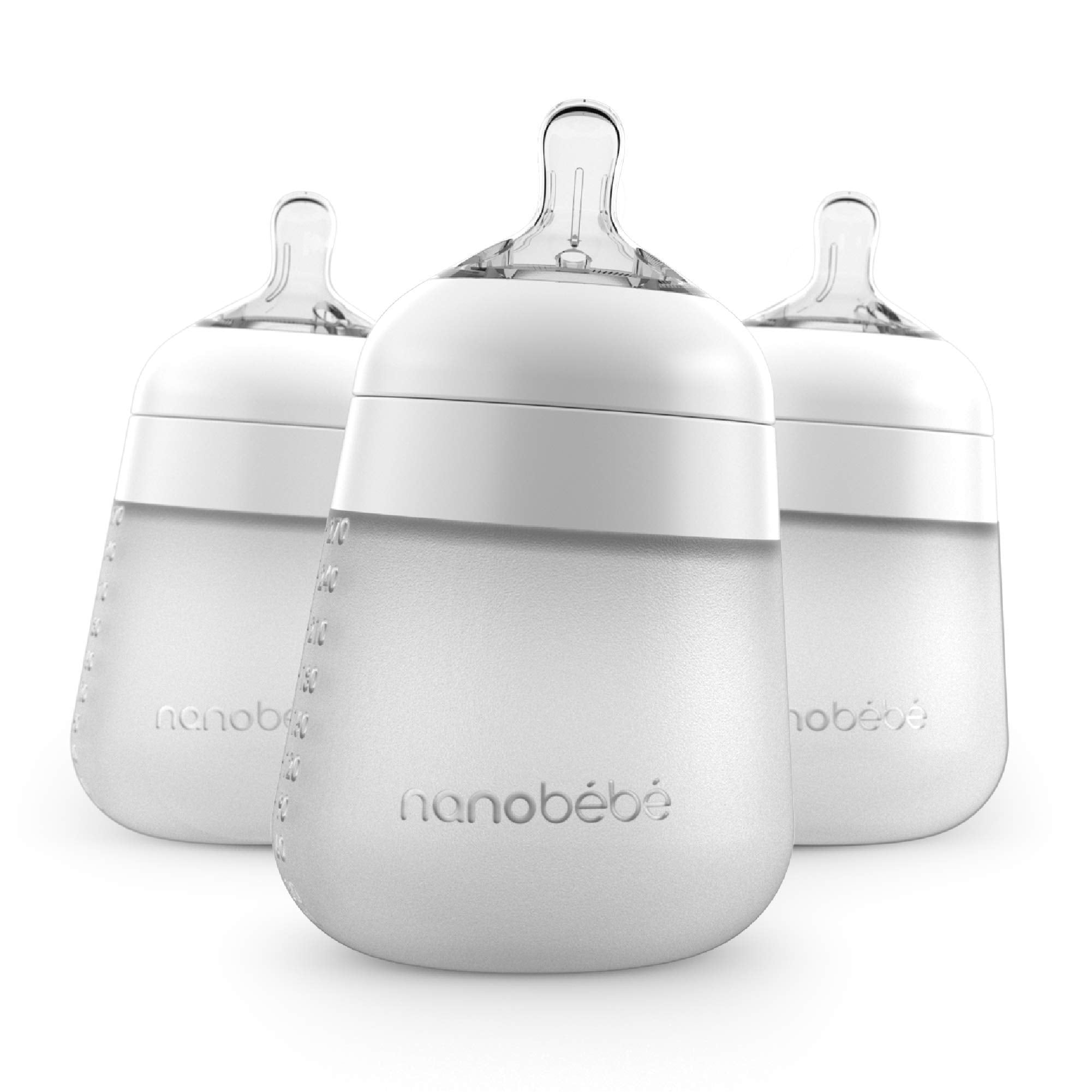 Nanobébé Flexy bottle anti-colic nipple promotes calm feeding and easy latch