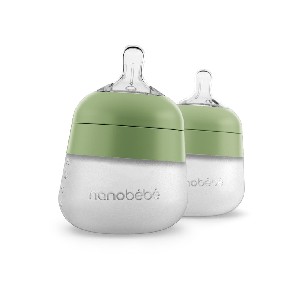 Nanobébé Flexy soft nipple 5oz bottle for easy breastfeeding transition