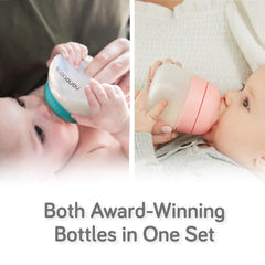 Nanobebe gen2 9oz bottle supports longer feeds and formula flexibility