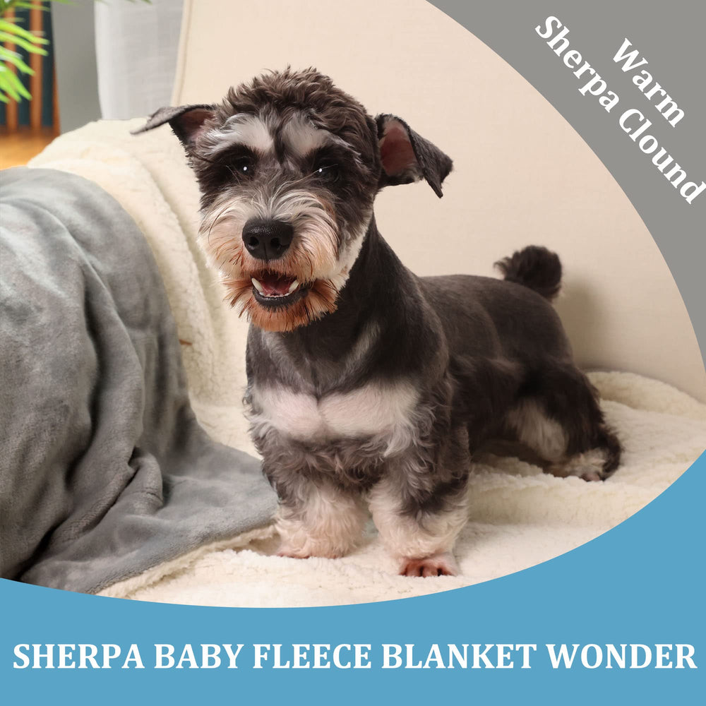 NANPIPER Baby Sherpa Blanket diaper-change time scene shows soft padding