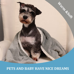 NANPIPER Baby Sherpa Blanket reverse side highlights reversible warmth for versatile cuddles