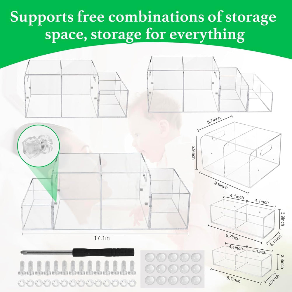 NANYEZH spacious main compartment holds up to 30 diapers.