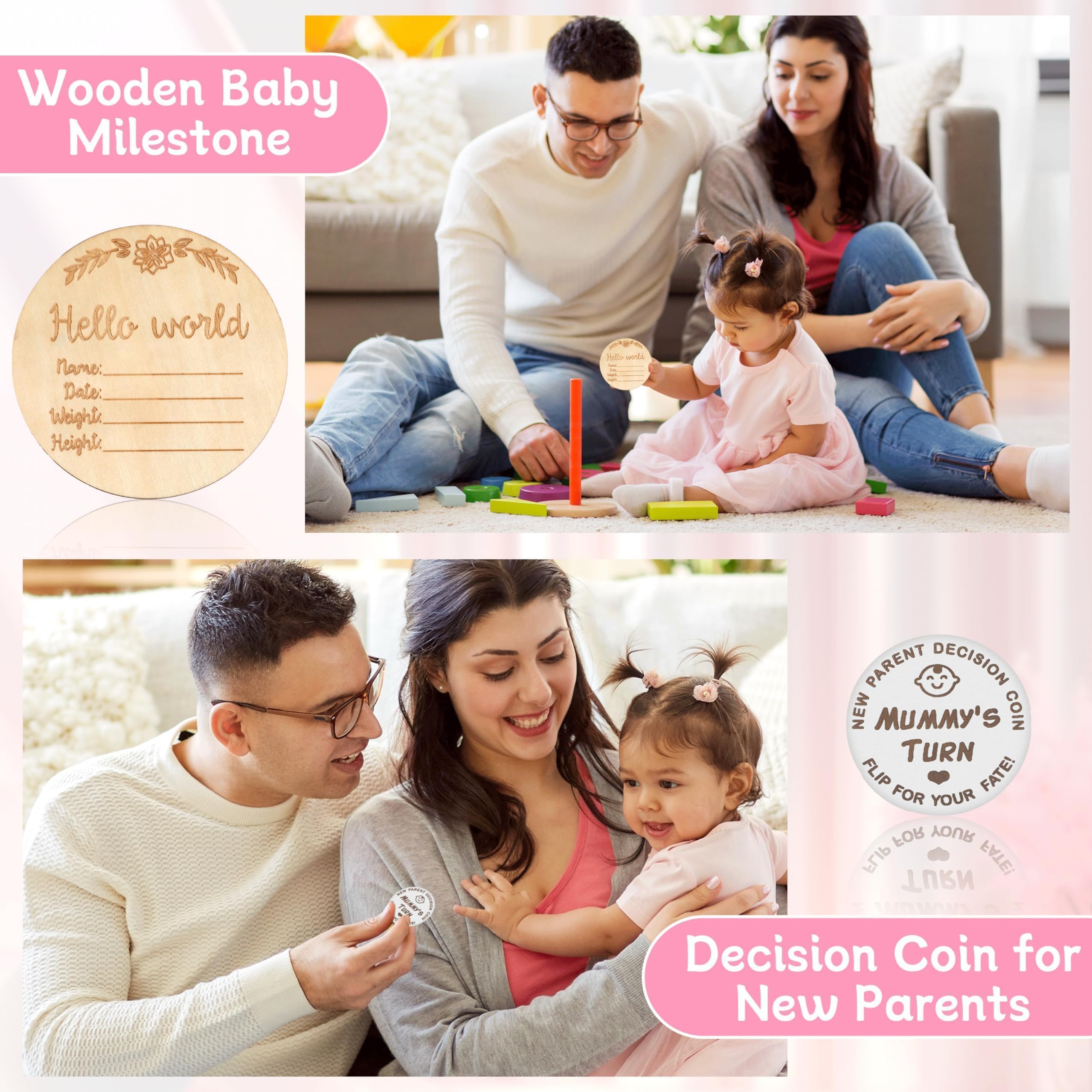 Naozinebi bow headband pink adds a cute photo-ready accessory.