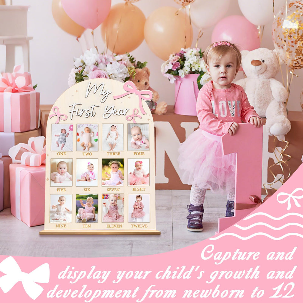 Naozinebi milestone display fits shelves or mantels for daily nostalgia