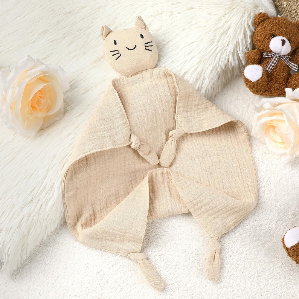 Naozinebi muslin baby lovey gift-ready packaging makes a thoughtful newborn present.