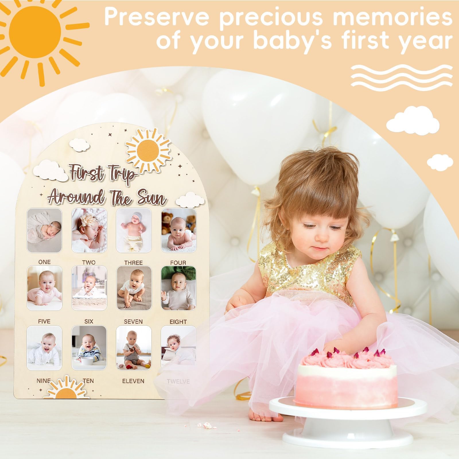 Naozinebi rounded-corners design prevents scrapes while highlighting photos.