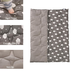 NapCure non-slip-back mat keeps infants stable on wood or tile floors