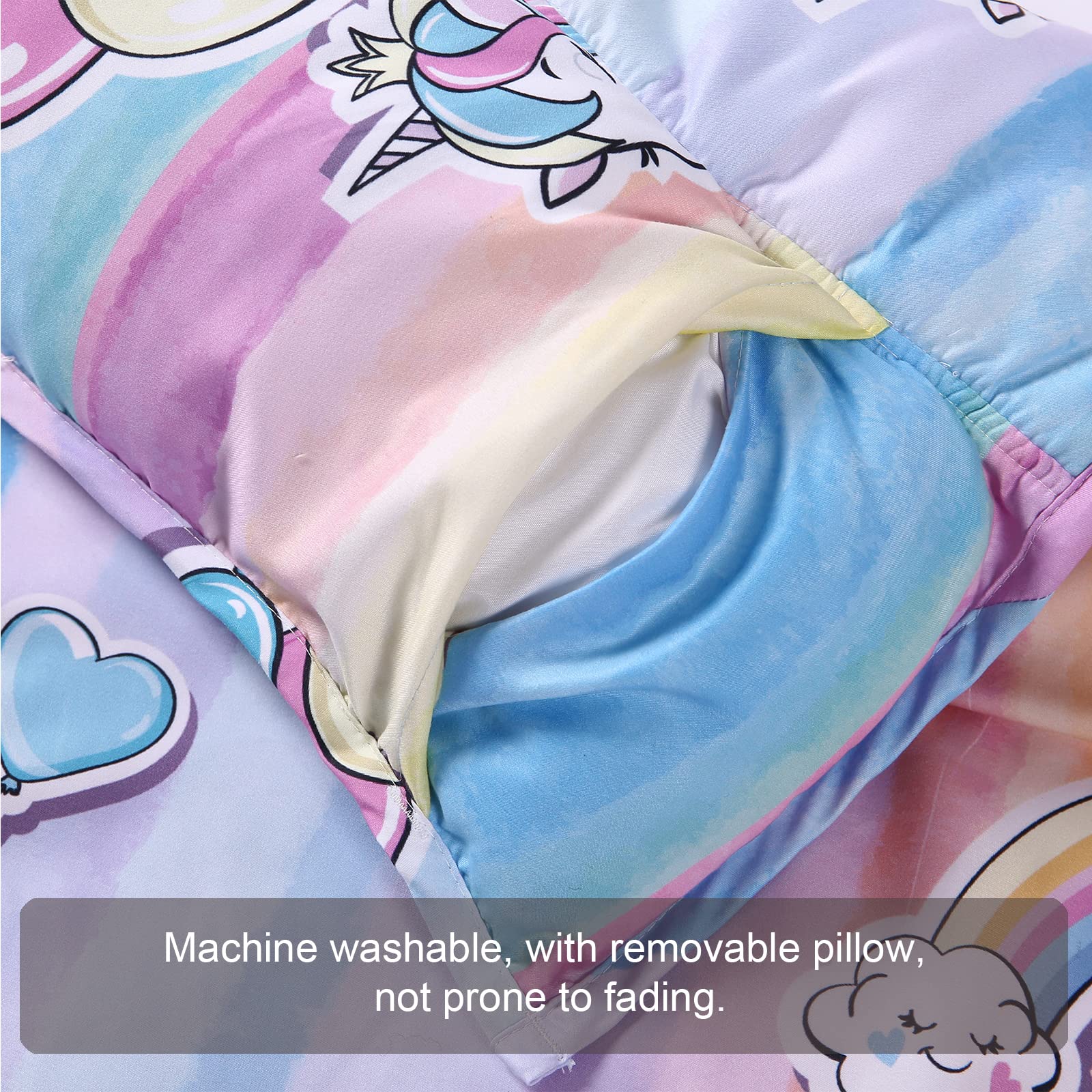 NapCure removable pillow feature enables quick washing and flexible nap setups.