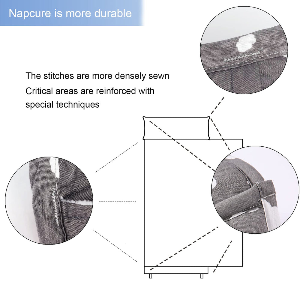 NapCure Nap Mat ready for travel with built-in carry handle.