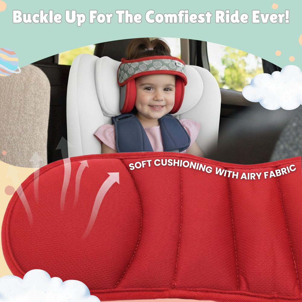 NAPUP soft foam closeup highlights cushioned support during road trips