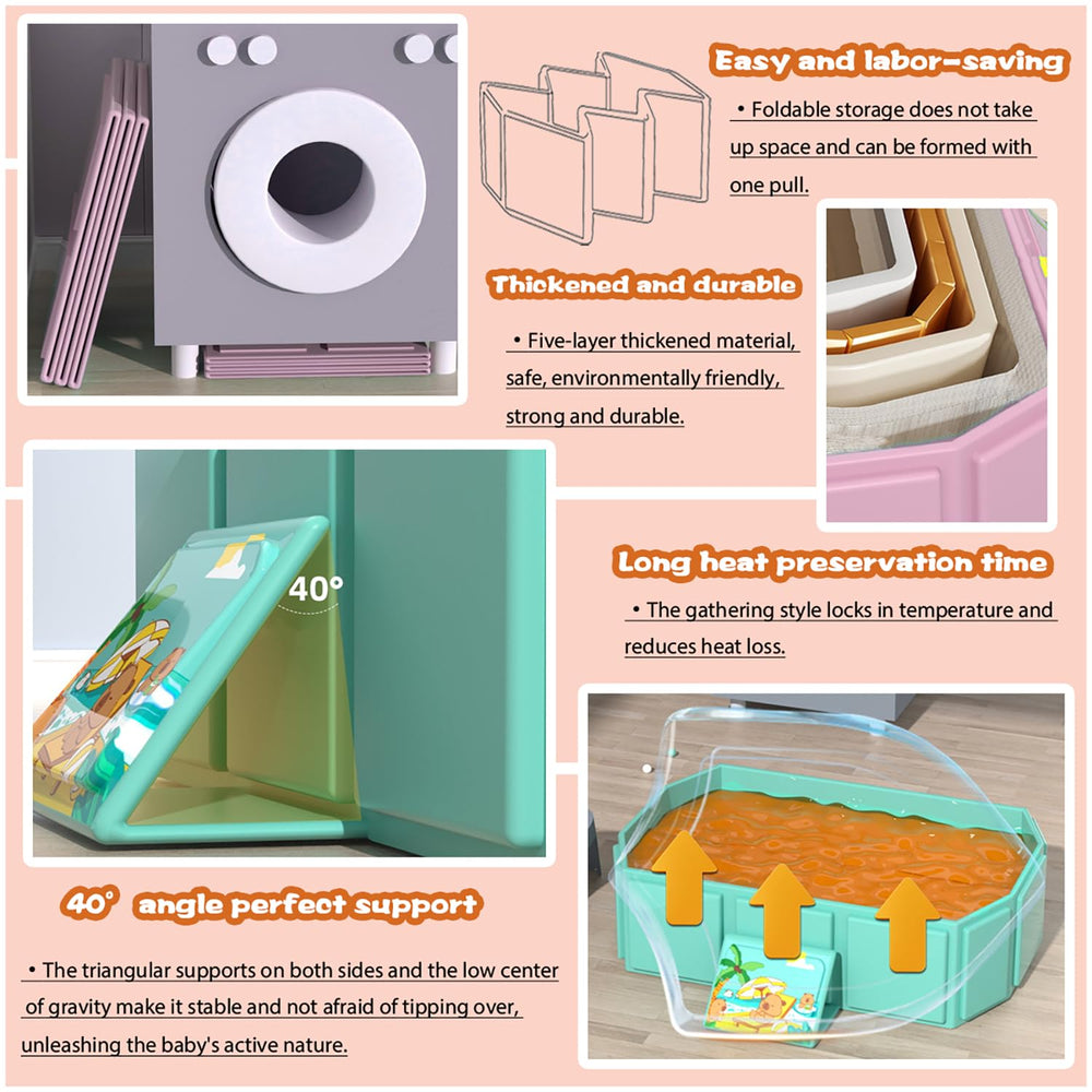 Naruning pet wash bath tub pink suitable for washing small pets.