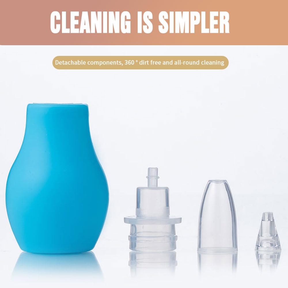 Nasal aspirator baby pink packaging-box shows newborn-friendly essentials.