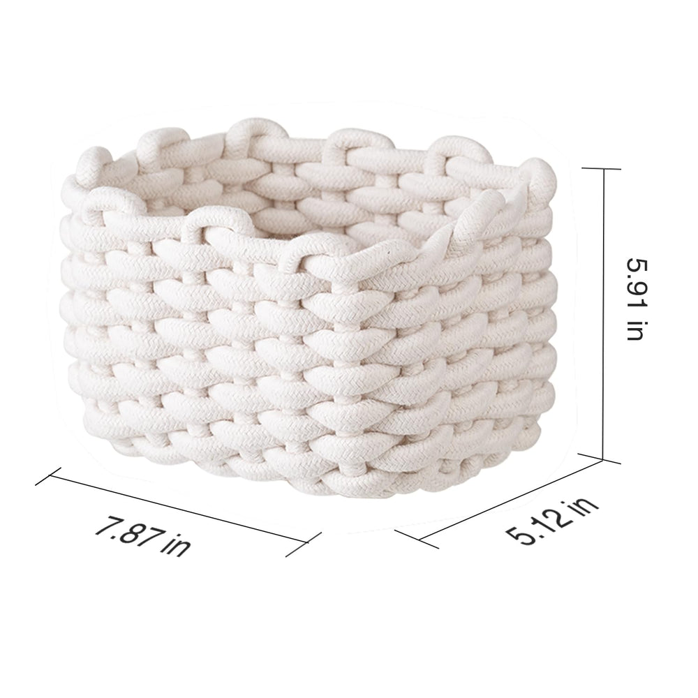 Nashibowu minimalist storage basket fits nursery, bedroom or office décor.