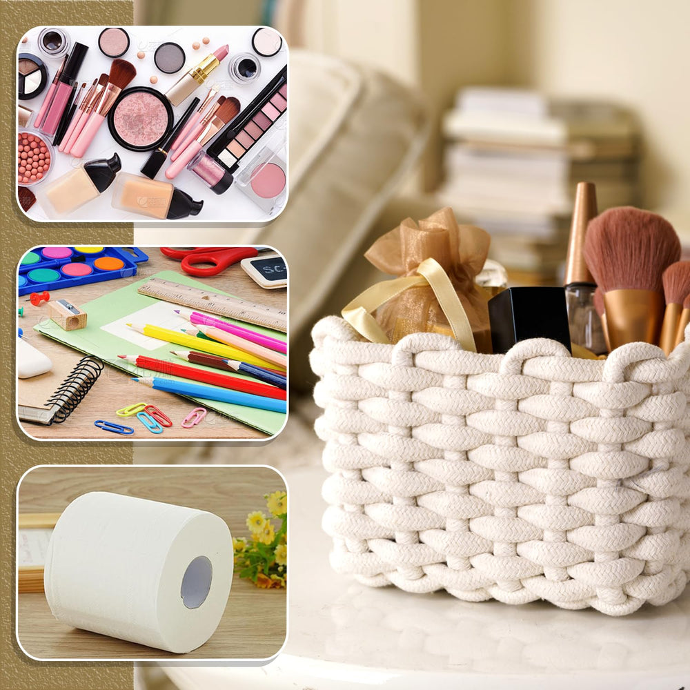 Nashibowu shelf basket organizes small items and accessories beautifully.