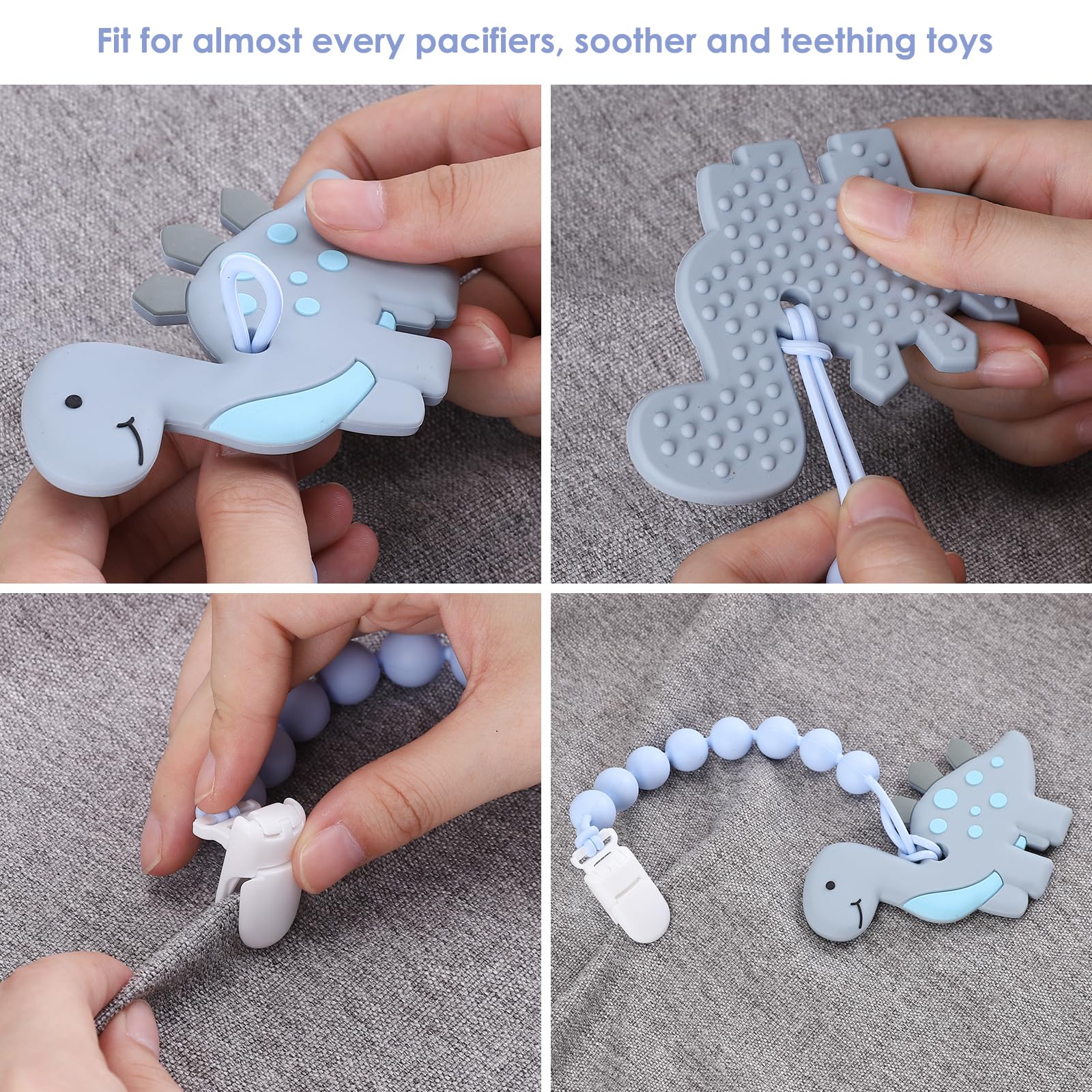 NASHRIO newborn-friendly clip with one-piece beads for daily use