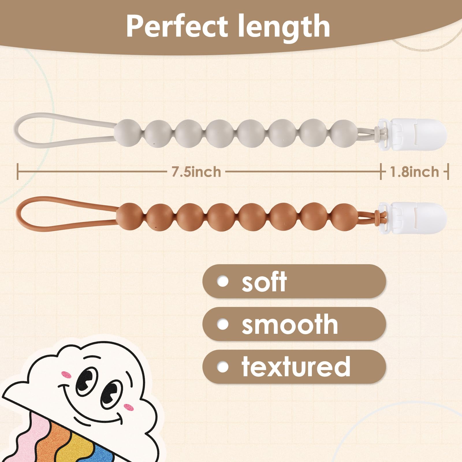 NASHRIO clip attached to clothing, ideal for on-the-go use.