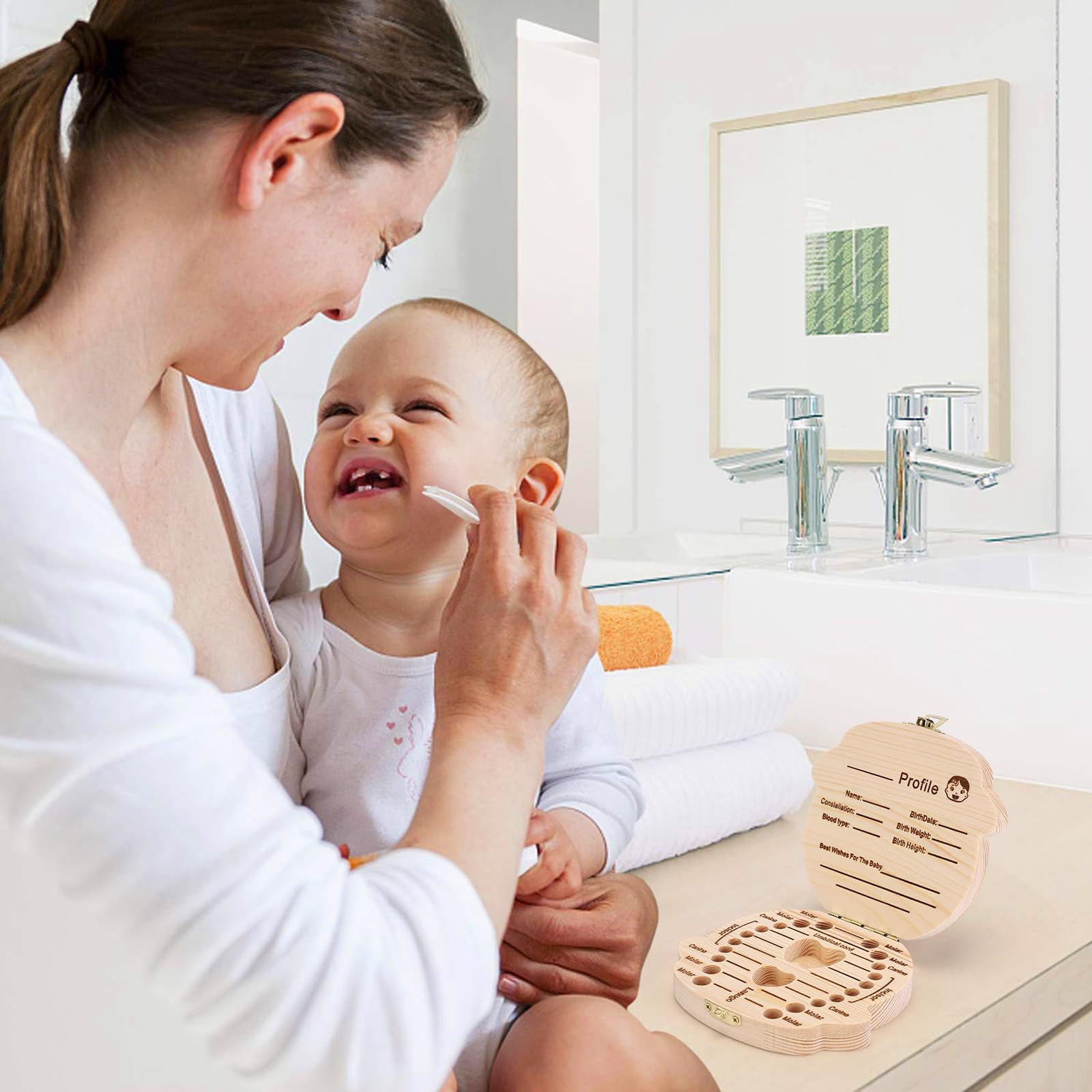 NASHRIO tooth chart area for dates and milestones of your child.