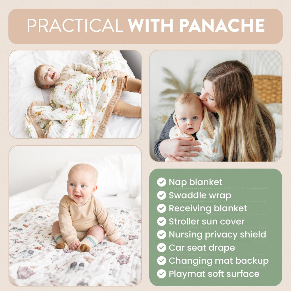 Natchiketa nursing cover offers privacy and soft coverage for mom and baby