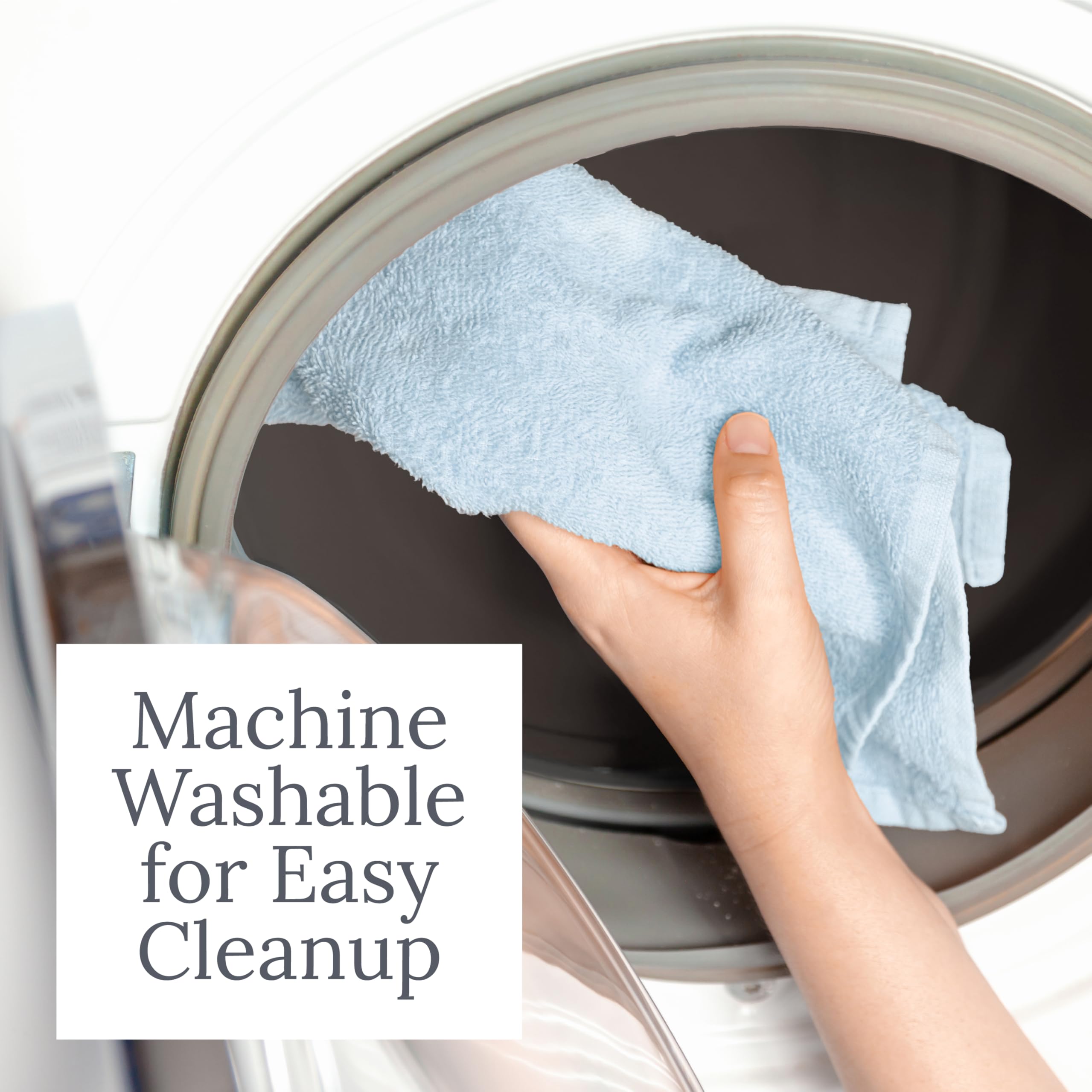 Natemia baby bath time use washcloth demonstrates gentle cleansing for babies.