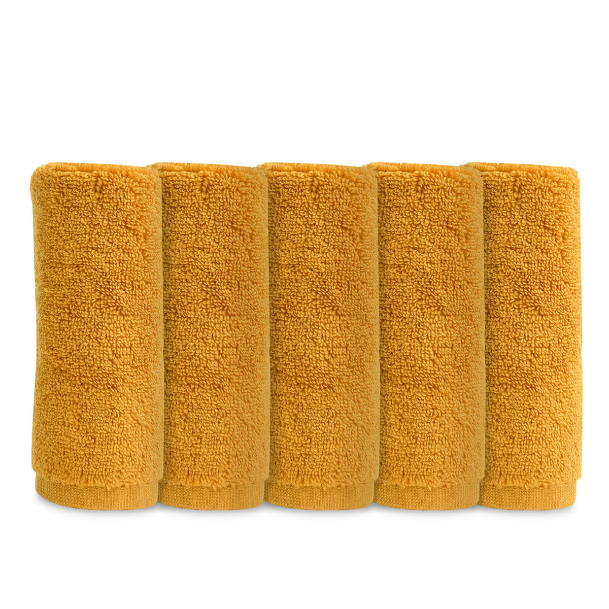 Natemia organic baby washcloths 5-pack boxed for registry gift and gentle bathtime.