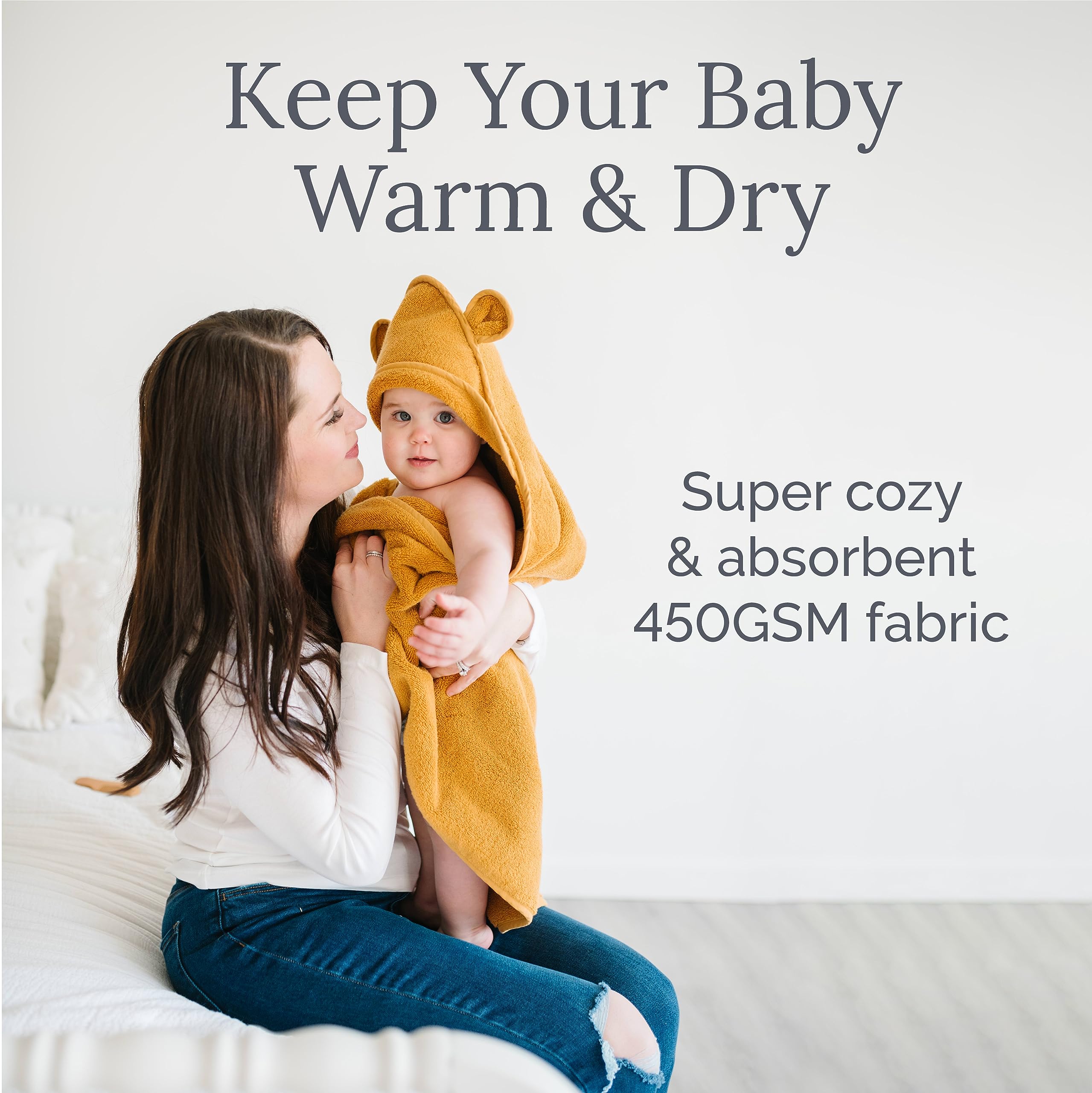 Natemia hooded baby towel gift packaging signals registry-ready present.