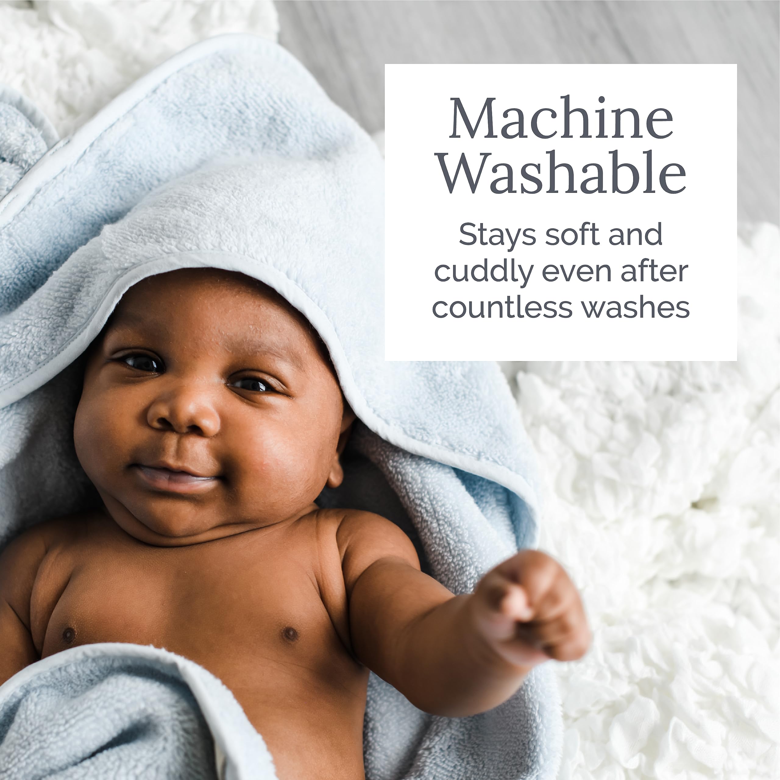Natemia hooded baby towel toddler use shows extended size and versatility.