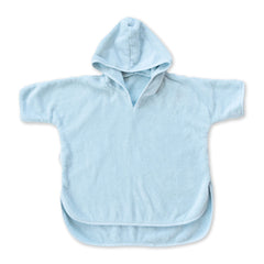 Natemia hooded towel poncho closeup cotton texture for gentle touch