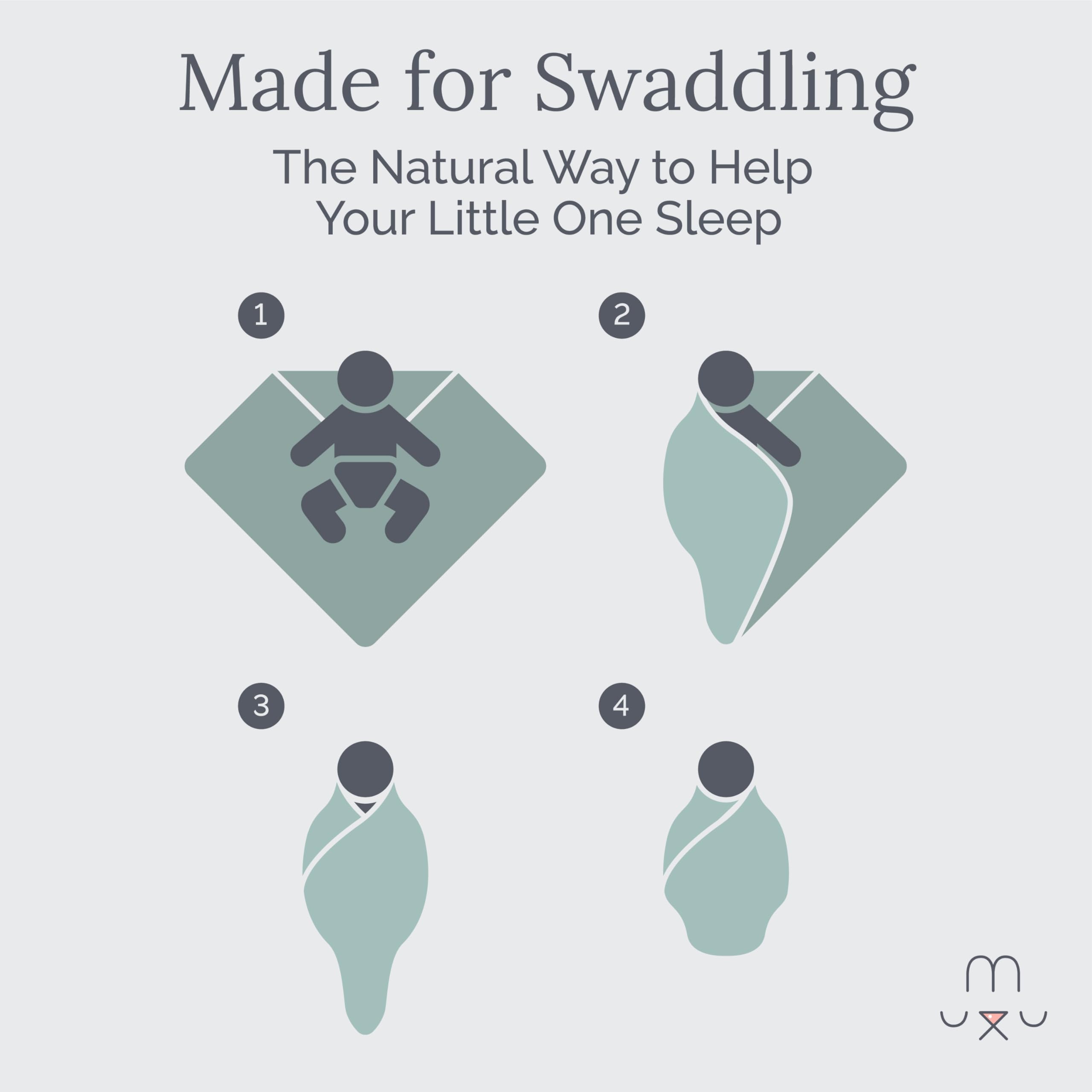 Natemia Muslin Blanket breathable muslin for year-round baby comfort.