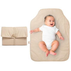 Natemia portable diaper changing pad folded for compact travel and on the go changes.